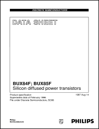 BUX85F Datasheet