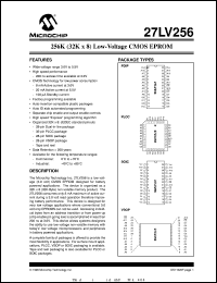 27LV256-20/VS Datasheet