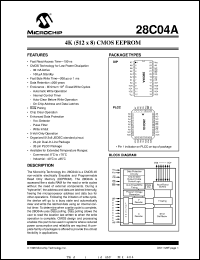 28C04AFT-15I/L Datasheet