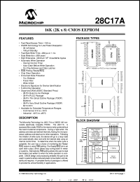 28C17A-25I/SO Datasheet