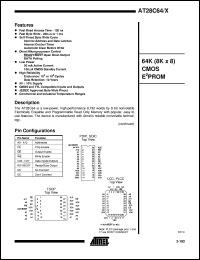AT28C64X-20SI Datasheet