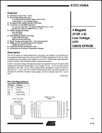 AT27LV040A-12JC Datasheet