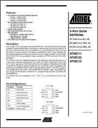 AT59C22-10PC Datasheet