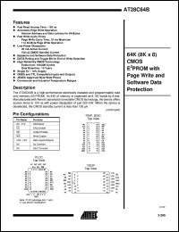 AT28C64B-15SI Datasheet