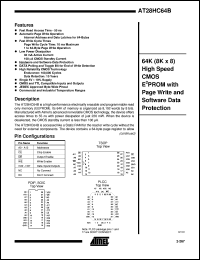 AT28HC64B-12TC Datasheet