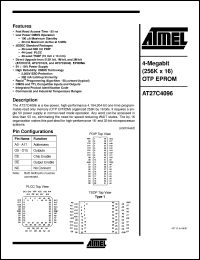 AT27C4096-55PI Datasheet