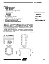 AT27C010L-12JC Datasheet