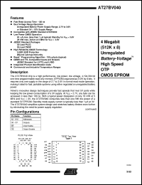 AT27BV040-12JC Datasheet