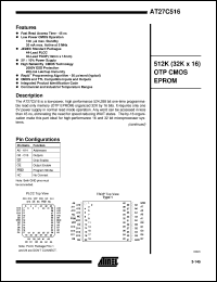 AT27C516-85VI Datasheet