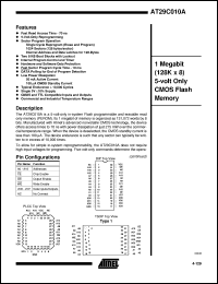 AT29C010A-15TC Datasheet
