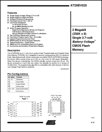 AT29BV020-35JC Datasheet