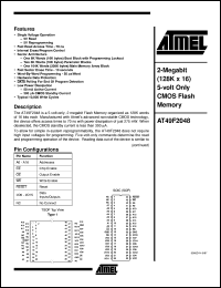 AT49F2048-12RI Datasheet