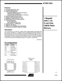 AT29C1024-90TC Datasheet