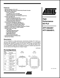 ATF1500ABV-15JC Datasheet