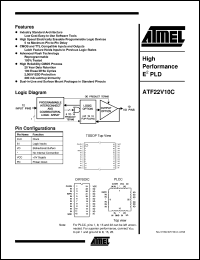 ATF22V10C-10PC Datasheet