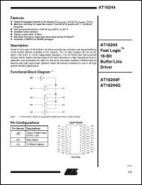 AT16244F-20XC Datasheet