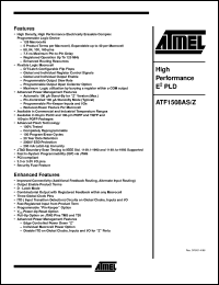 ATF1508ASZ-20QC100 Datasheet