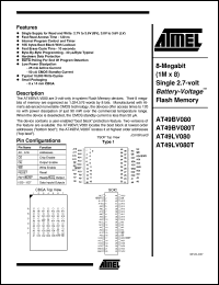 AT49LV080-12RC Datasheet