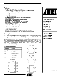 AT24C08A-10SC-2.7 Datasheet