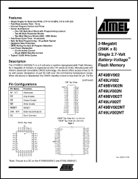 AT49BV002N-12PC Datasheet