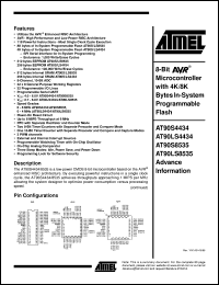 AT90LS8535-4JC Datasheet