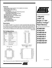 AT49LV001-90JC Datasheet