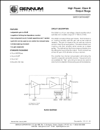 GS551 Datasheet
