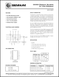 GX4404-CDC Datasheet