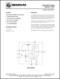 GH580 Datasheet