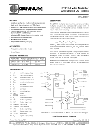 GT4124-CDF Datasheet