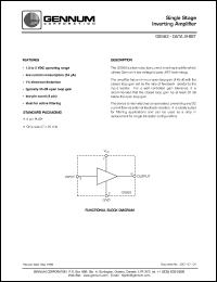 GS563 Datasheet