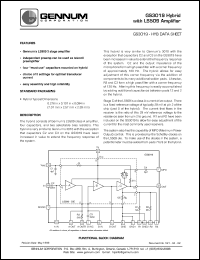 GS3019 Datasheet