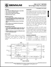GS7000-CQT Datasheet