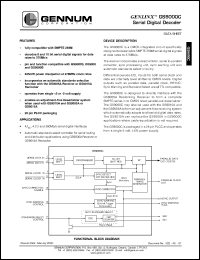 GS9000CCTJ Datasheet