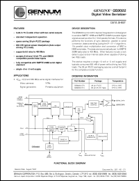 GS9022-CTJ Datasheet