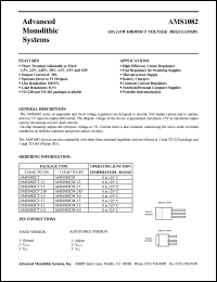 AMS1082CT-2.85 Datasheet