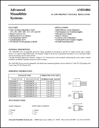 AMS1084CT-5.0 Datasheet