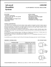AMS1505CT-2.85 Datasheet