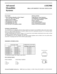 AMS2908-5.0 Datasheet