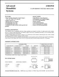 AMS2910CM-3.3 Datasheet