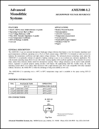 AMS3100-1.2AM Datasheet