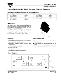 TSOP1330KA1 Datasheet
