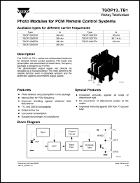 TSOP1340TB1 Datasheet