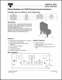 TSOP1540XG1 Datasheet