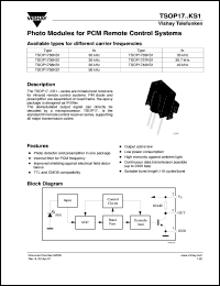 TSOP1730KS1 Datasheet