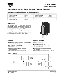 TSOP1830SI3V Datasheet