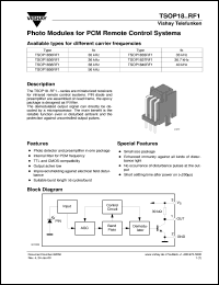 TSOP1837SB3V Datasheet