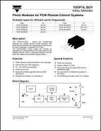 TSOP1830SS3VA Datasheet