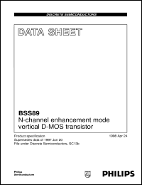 BSS89 Datasheet