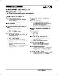 AM29F002T-150PEB Datasheet